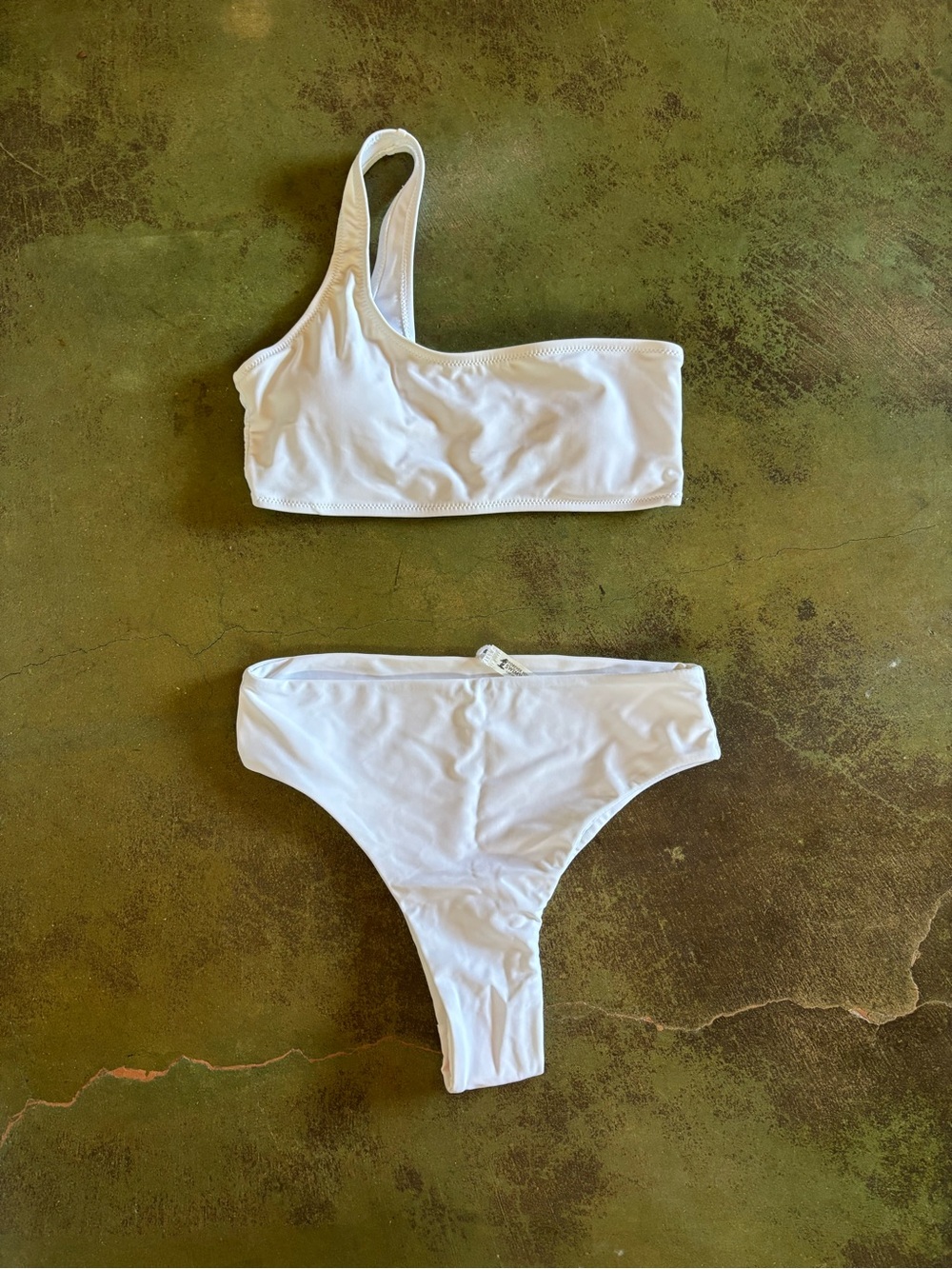 Forever Young White Bikini Top and Bottom